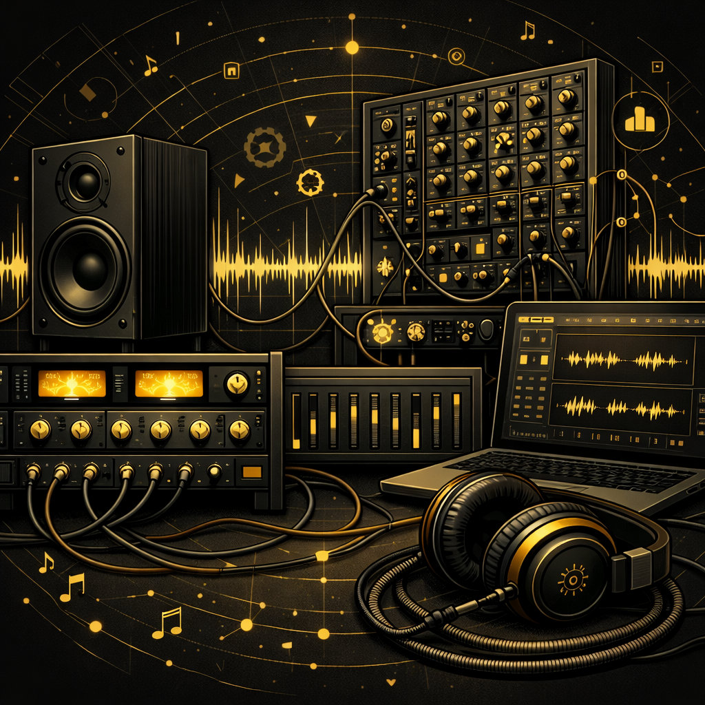 Estúdio e Setup de Masterização - Psychedelic Lab